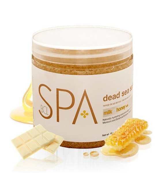 Dead Sea Salt Soak Milk + Honey w/ White Chocolate 454gr