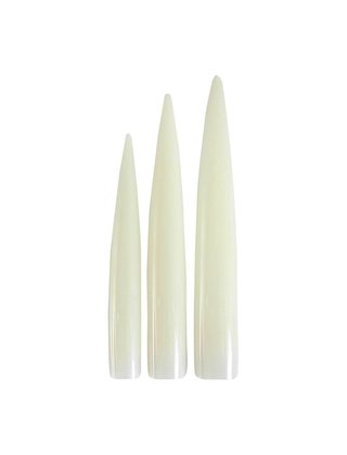 Designer Stiletto Tips Natural