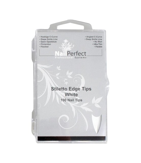 Tips Stiletto Edge White 100st Tips Stiletto Edge White 100st