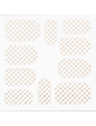 Metallic Filigree Stickers SFLS-001 Gold