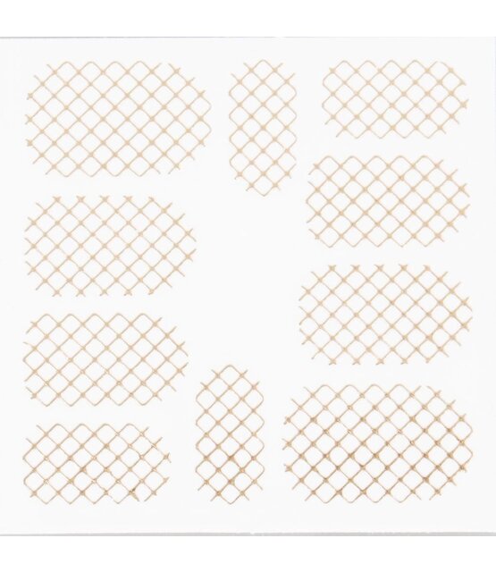 Metallic Filigree Stickers SFLS-001 Gold