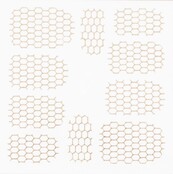 Metallic Filigree Stickers SFLS-002 Gold