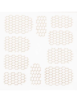 Metallic Filigree Stickers SFLS-002 Gold