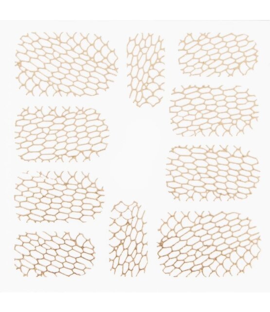 Metallic Filigree Stickers SFLS-005 Gold Metallic Filigree Stickers SFLS-005 Gold