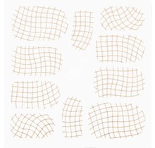 Metallic Filigree Stickers SFLS-006 Gold