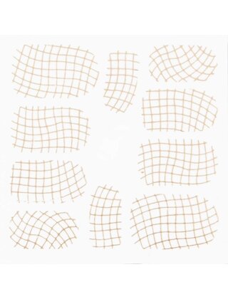 Metallic Filigree Stickers SFLS-006 Gold