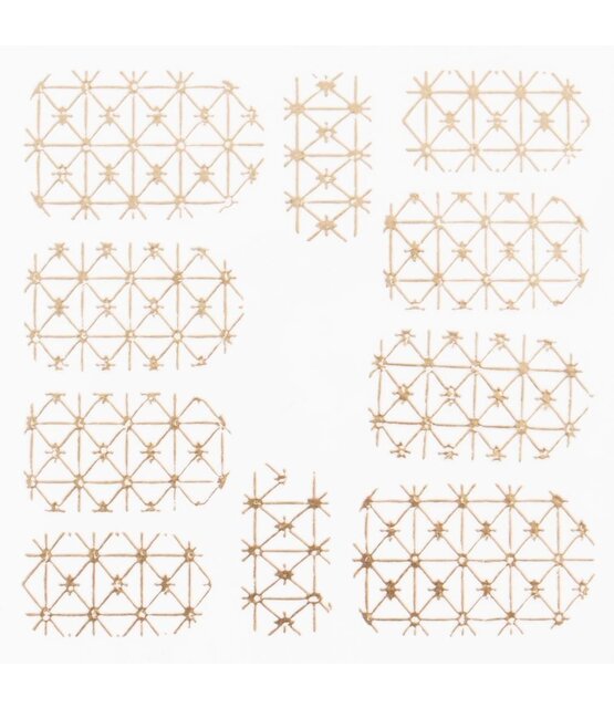 Metallic Filigree Stickers SFLS-008 Gold Metallic Filigree Stickers SFLS-008 Gold