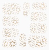 Metallic Filigree Stickers SFLS-011 Gold