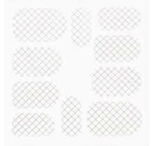 Metallic Filigree Stickers SFLS-001 Silver
