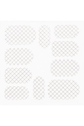 Metallic Filigree Stickers SFLS-001 Silver