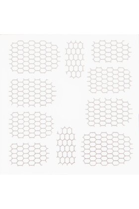 Metallic Filigree Stickers SFLS-002 Silver