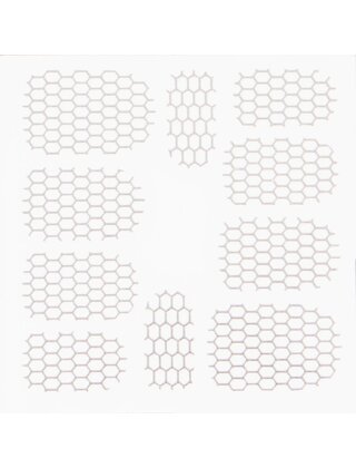 Metallic Filigree Stickers SFLS-002 Silver