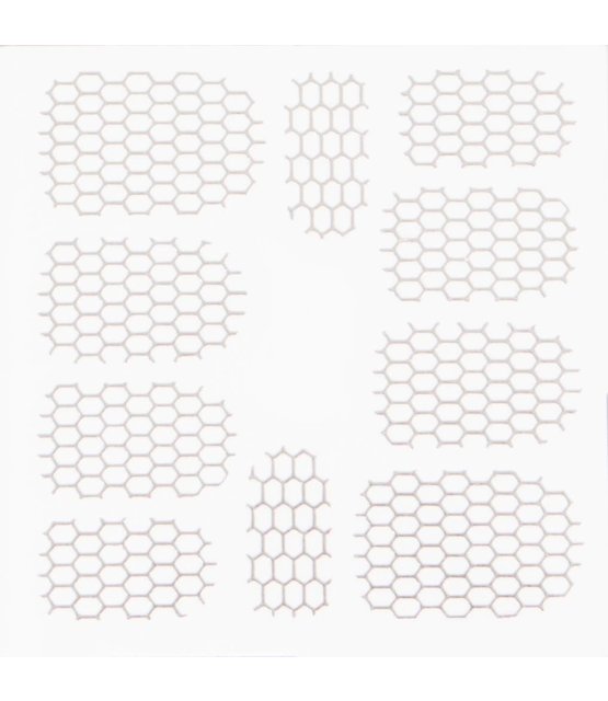 Metallic Filigree Stickers SFLS-002 Silver