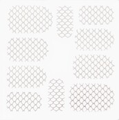Metallic Filigree Stickers SFLS-003 Silver