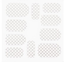 Metallic Filigree Stickers SFLS-003 Silver