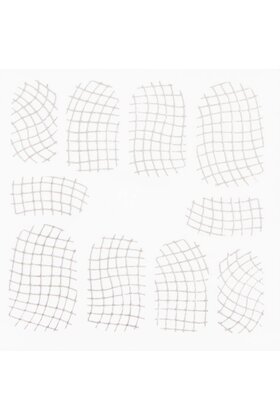 Metallic Filigree Stickers SFLS-006 Silver