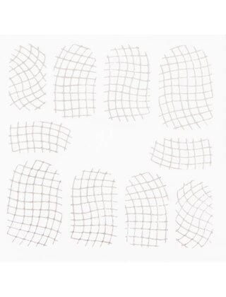 Metallic Filigree Stickers SFLS-006 Silver