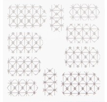 Metallic Filigree Stickers SFLS-008 Silver