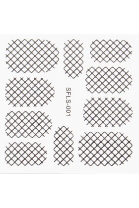 Metallic Filigree Stickers SFLS-001B