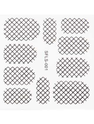 Metallic Filigree Stickers SFLS-001B