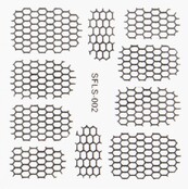 Metallic Filigree Stickers SFLS-002B