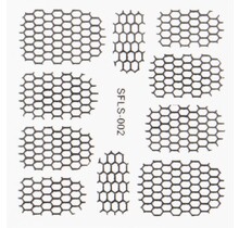 Metallic Filigree Stickers SFLS-002B