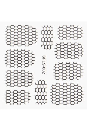 Metallic Filigree Stickers SFLS-002B