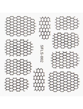 Metallic Filigree Stickers SFLS-002B