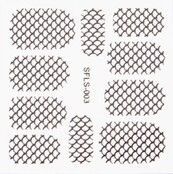 Metallic Filigree Stickers SFLS-003B