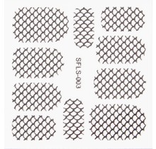 Metallic Filigree Stickers SFLS-003B