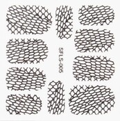 Metallic Filigree Stickers SFLS-005B