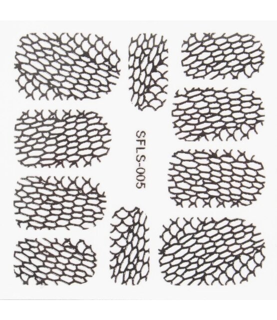 Metallic Filigree Stickers SFLS-005B