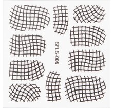 Metallic Filigree Stickers SFLS-006B