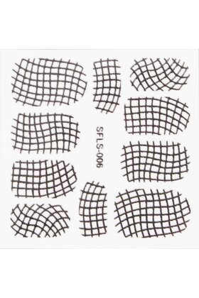 Metallic Filigree Stickers SFLS-006B