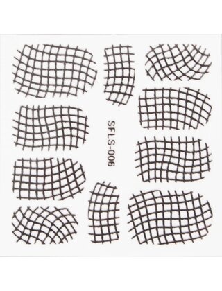 Metallic Filigree Stickers SFLS-006B