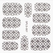 Metallic Filigree Stickers SFLS-007B