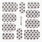 Metallic Filigree Stickers SFLS-008B Metallic Filigree Stickers SFLS-008B