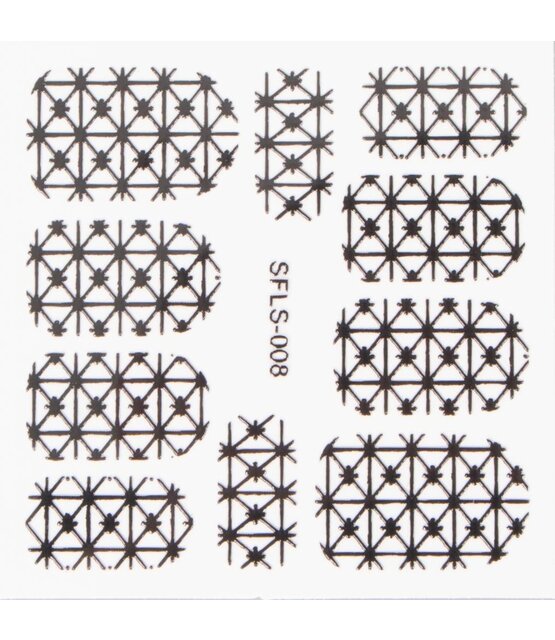 Metallic Filigree Stickers SFLS-008B Metallic Filigree Stickers SFLS-008B