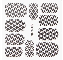 Metallic Filigree Stickers SFLS-009B