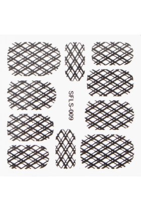 Metallic Filigree Stickers SFLS-009B