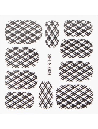 Metallic Filigree Stickers SFLS-009B