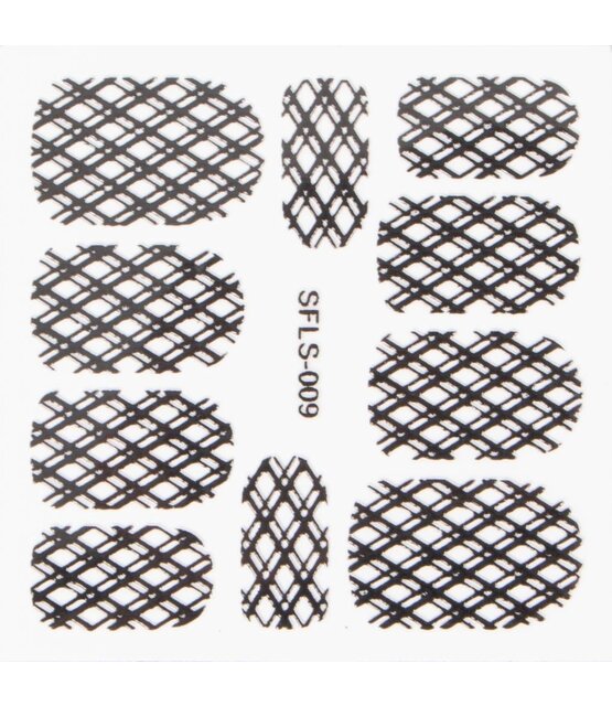 Metallic Filigree Stickers SFLS-009B