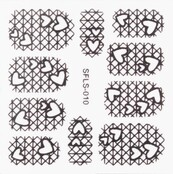 Metallic Filigree Stickers SFLS-010B