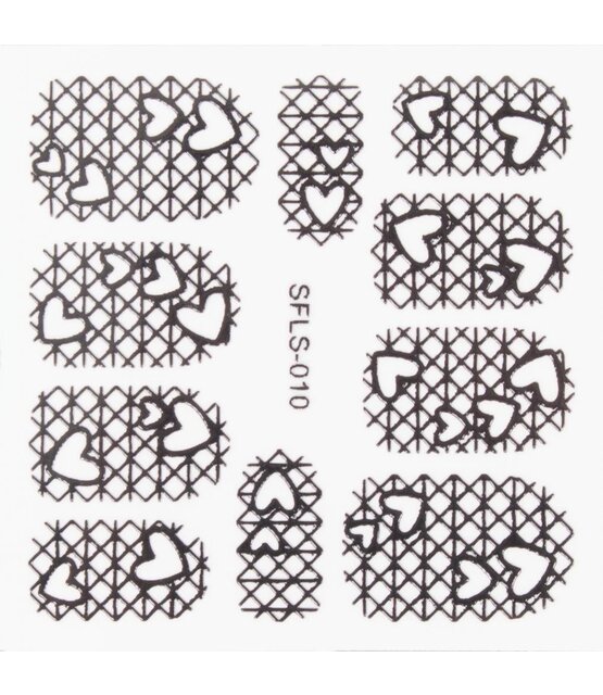 Metallic Filigree Stickers SFLS-010B