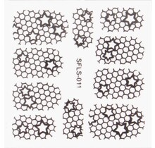 Metallic Filigree Stickers SFLS-011B