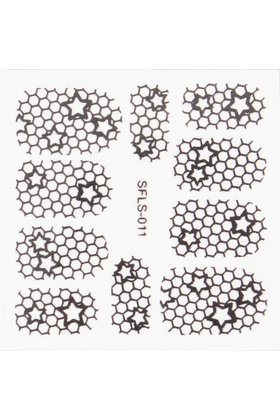 Metallic Filigree Stickers SFLS-011B