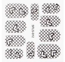 Metallic Filigree Stickers SFLS-012B