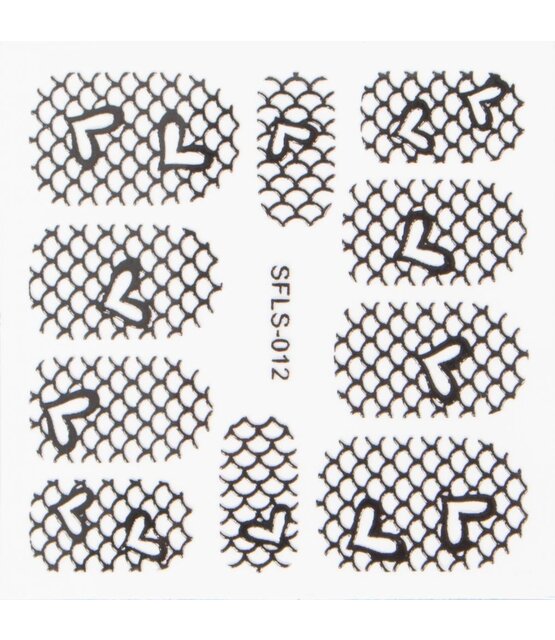 Metallic Filigree Stickers SFLS-012B