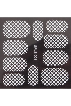 Metallic Filigree Stickers SFLS-001W