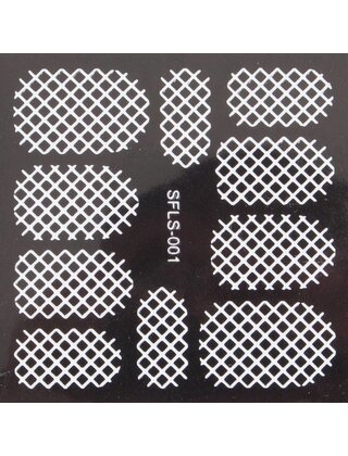 Metallic Filigree Stickers SFLS-001W